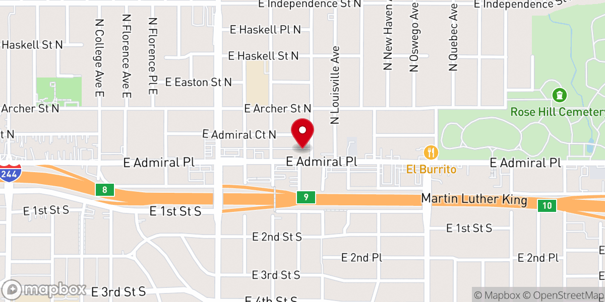Map showing location of Iglesia Castillo del Rey