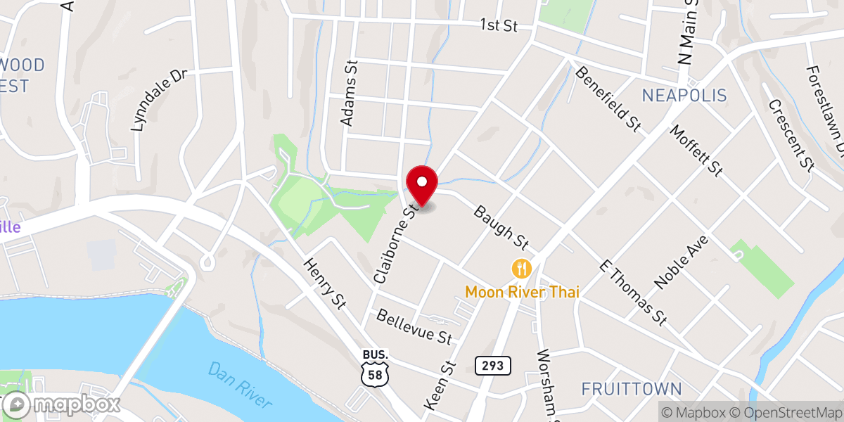 Map showing location of Morton J L