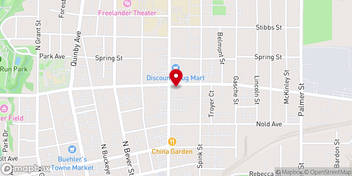 Map showing location of Saint Mary of the Immaculate Conception