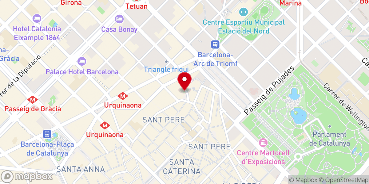Map showing location of Parroquia de San Pedro de las Puel