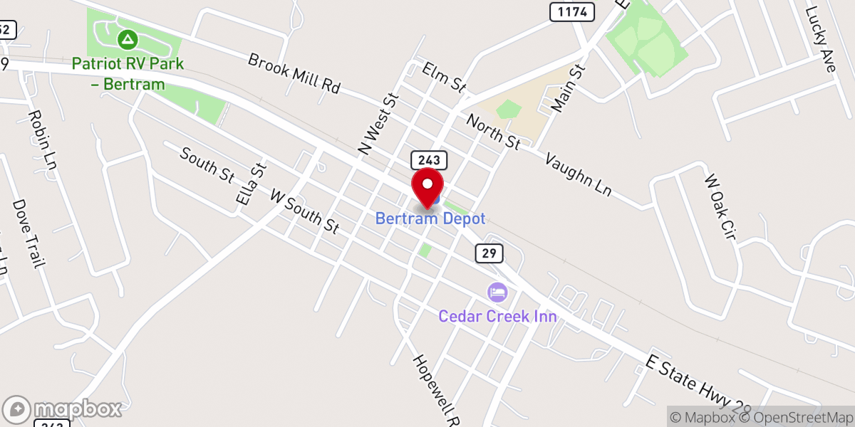 Map showing location of One Desire Church