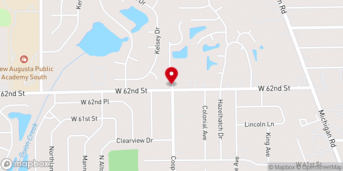 Map showing location of Eagle Creek Church of Christ Corp