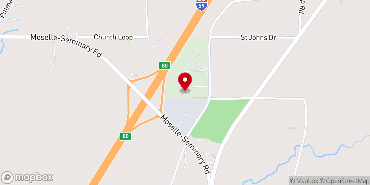 Map showing location of Coleman Nursery