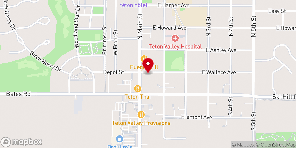 Map showing location of Our Redeemer Church