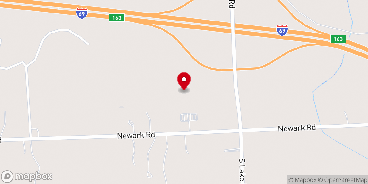 Map showing location of New Life Christian Church