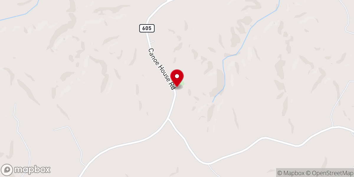 Map showing location of St Paul Baptist Church