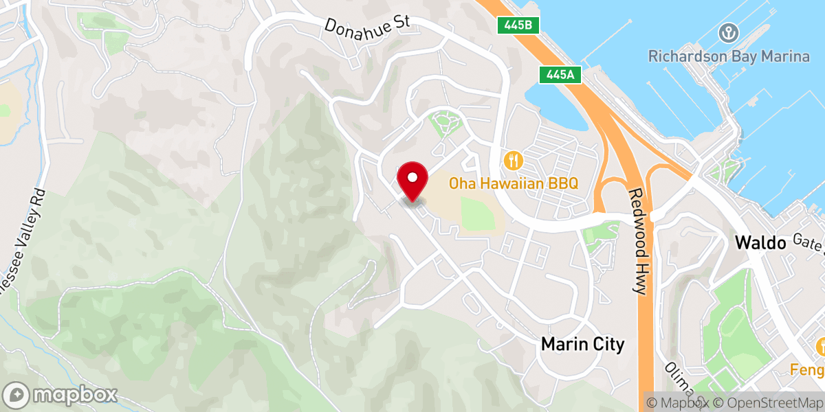 Map showing location of Cornerstone Community Church