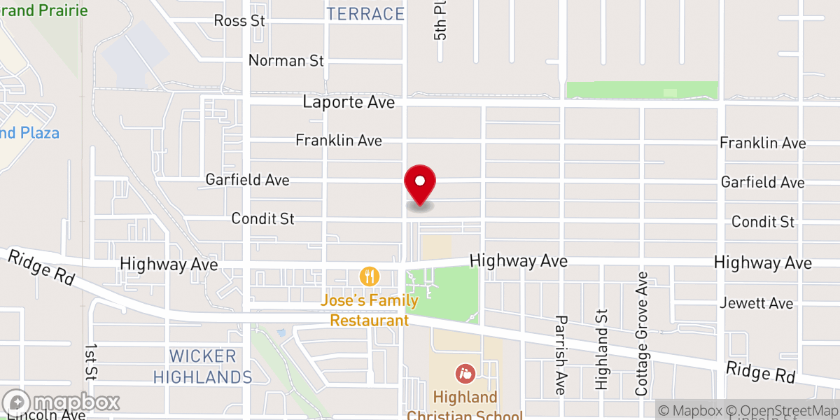 Map showing location of Our Lady Of Grace Food Pantry