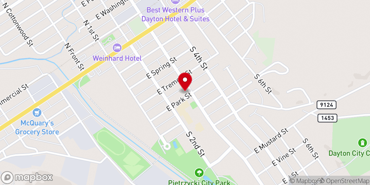 Map showing location of Christ Is King Ministries
