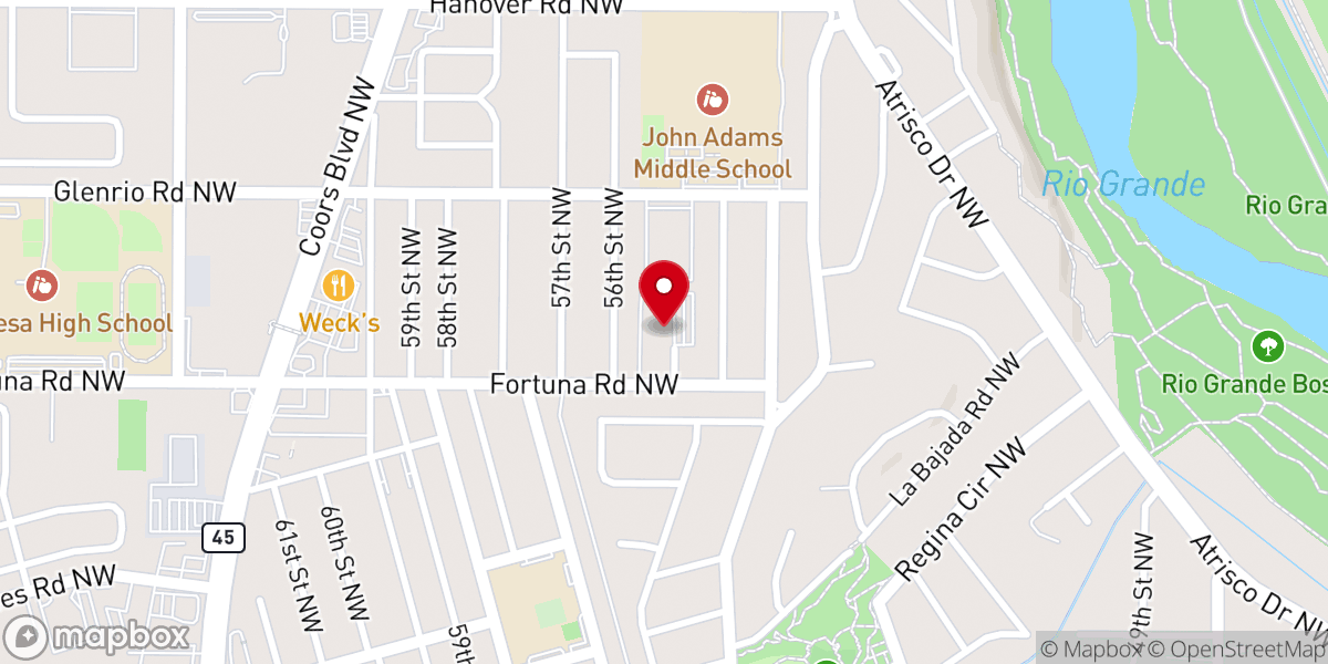 Map showing location of Our Lady of the Most Holy Rosary Catholic Church