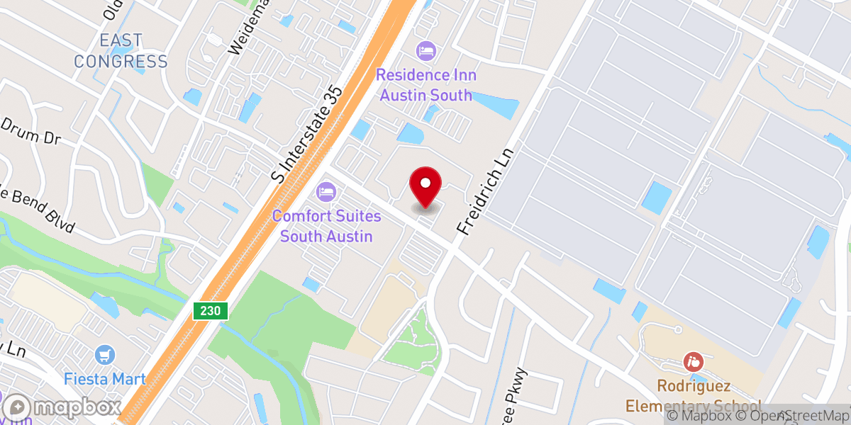 Map showing location of Teri Road Baptist Church