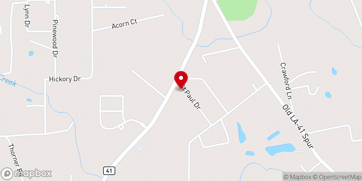 Map showing location of Church of God of Prophecy