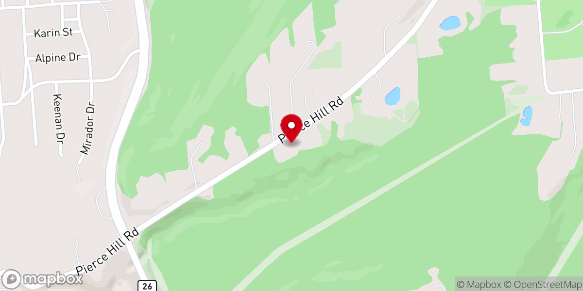 Map showing location of Pierce Hill Christian Fellowship