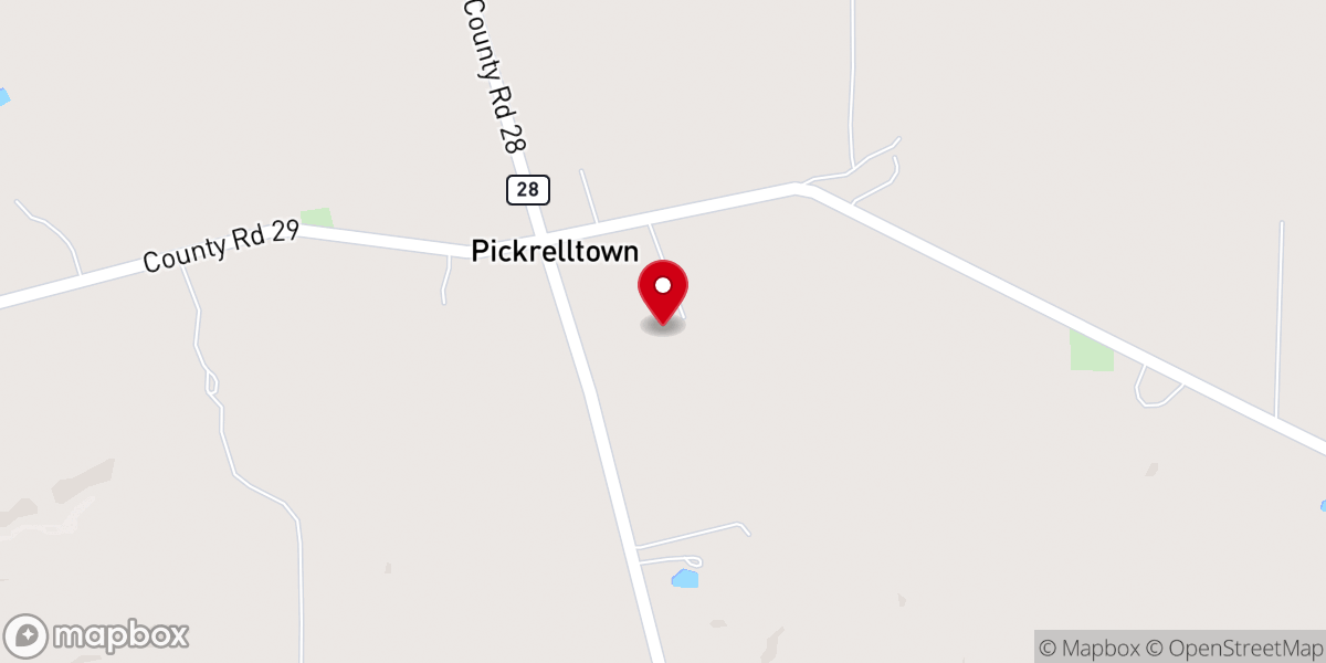 Map showing location of Monroe Community Church