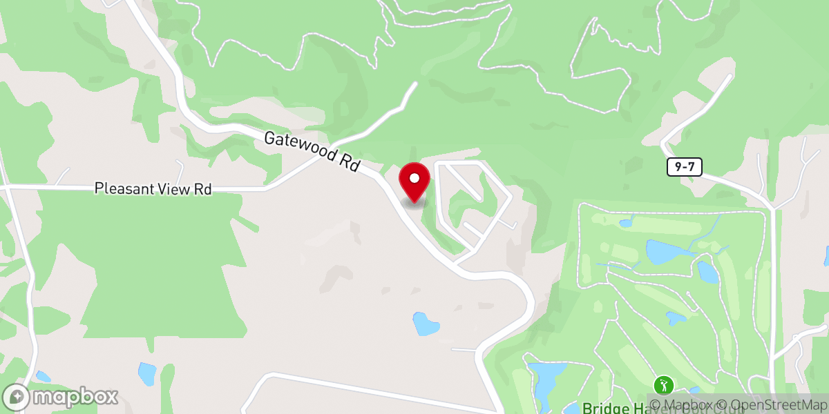 Map showing location of Pleasant View Church