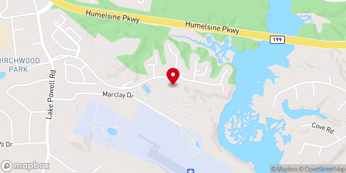 Map showing location of Williamsburg Landing