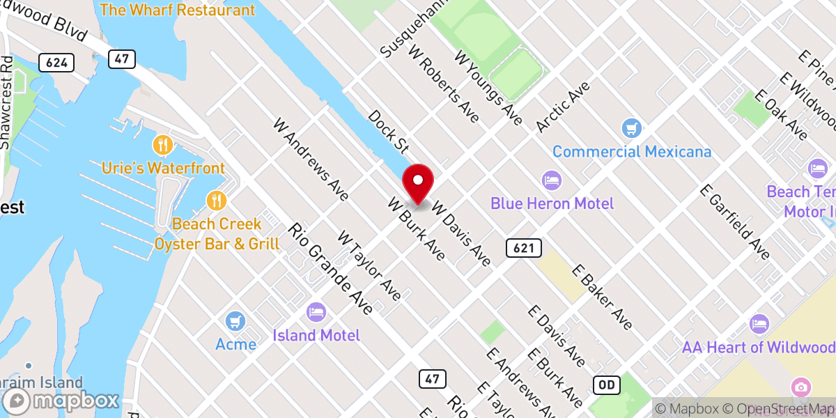 Map showing location of Carpenter's Shop church /gina