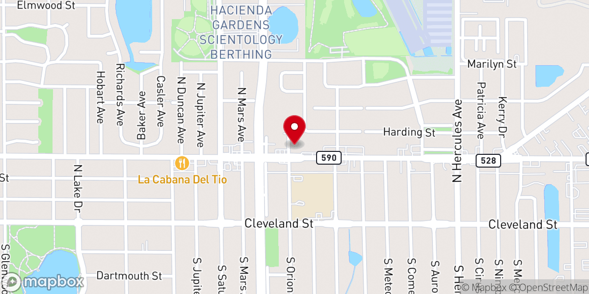 Map showing location of Flowing River Church / Flowing River Ministries