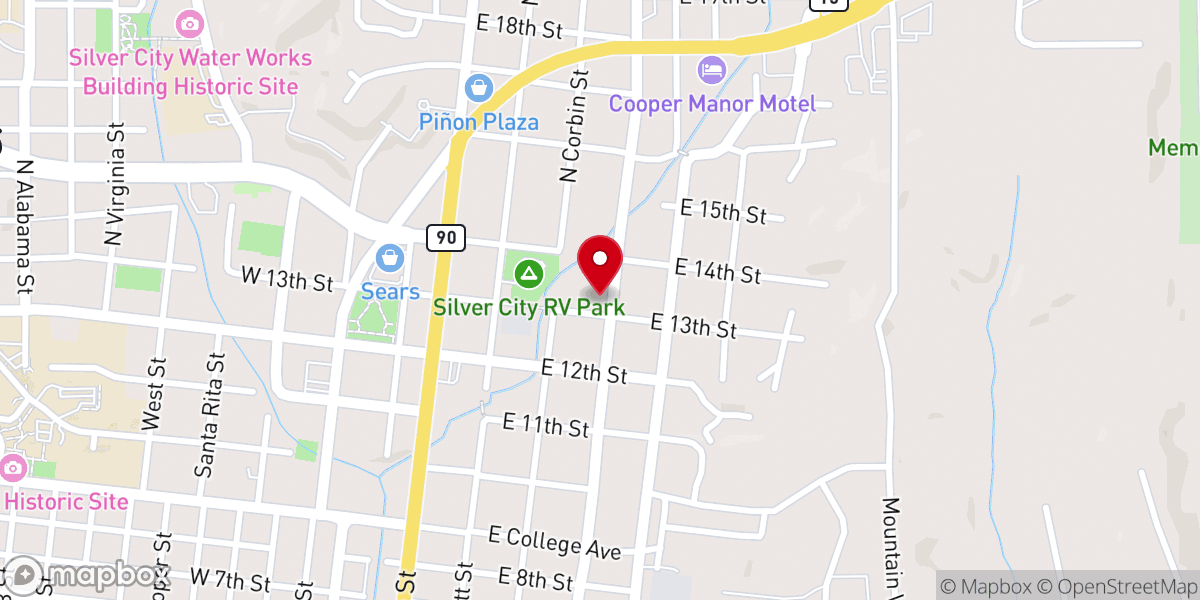 Map showing location of Knights of Columbus