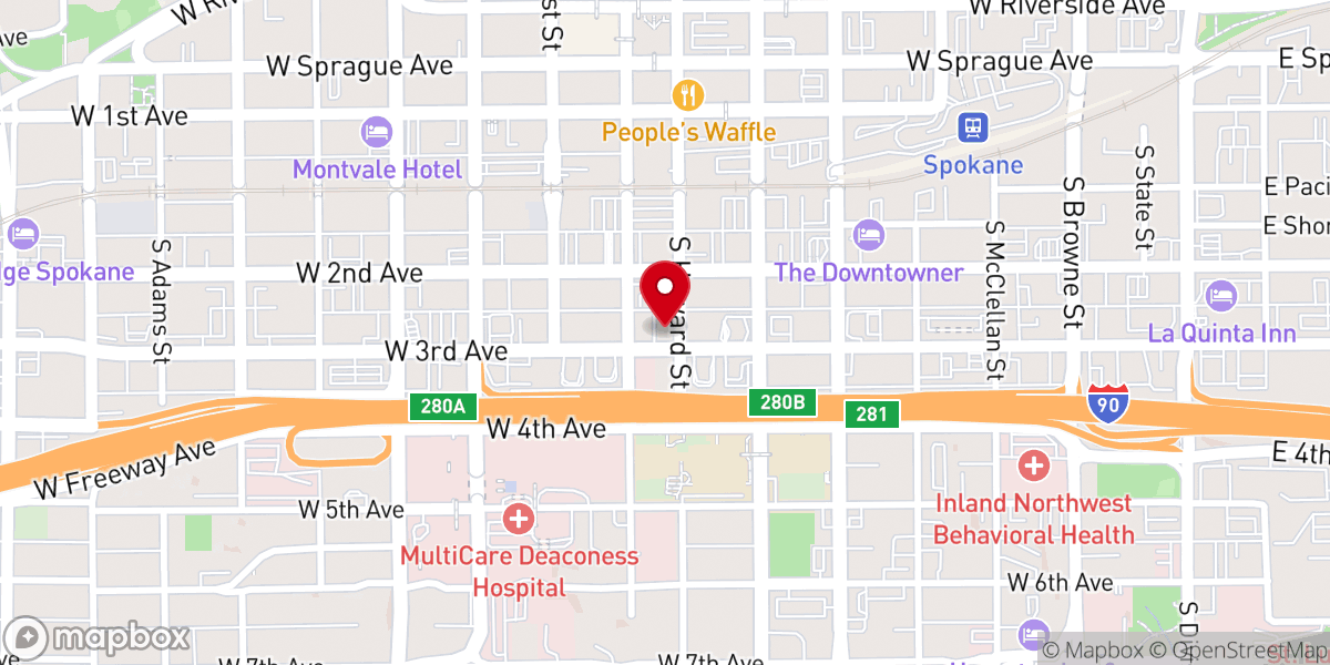 Map showing location of Mosaic Fellowship