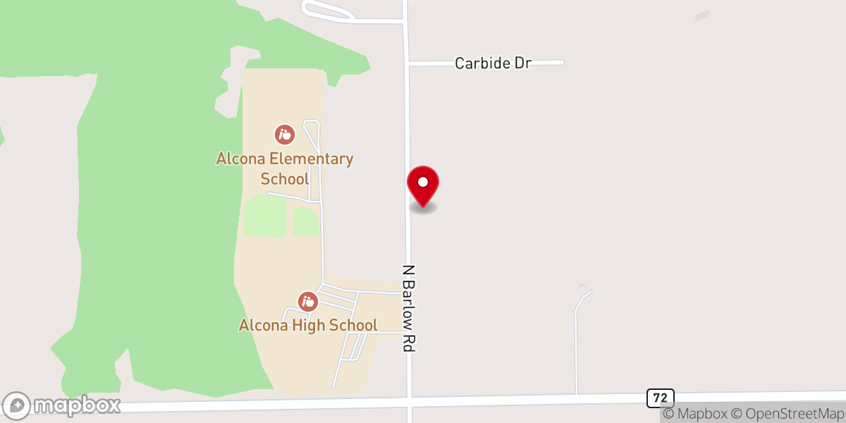 Map showing location of Church of God