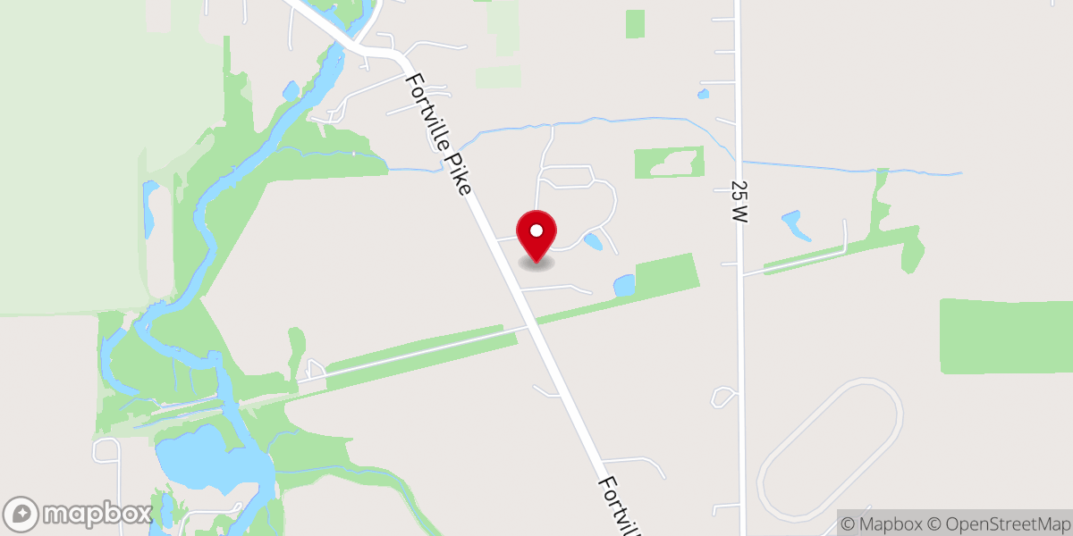 Map showing location of Calvary Bible Methodist Church