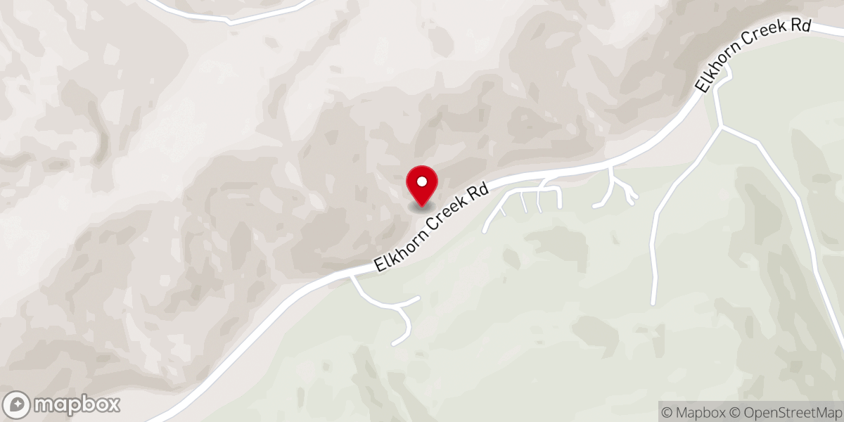 Map showing location of Little Trimble Church