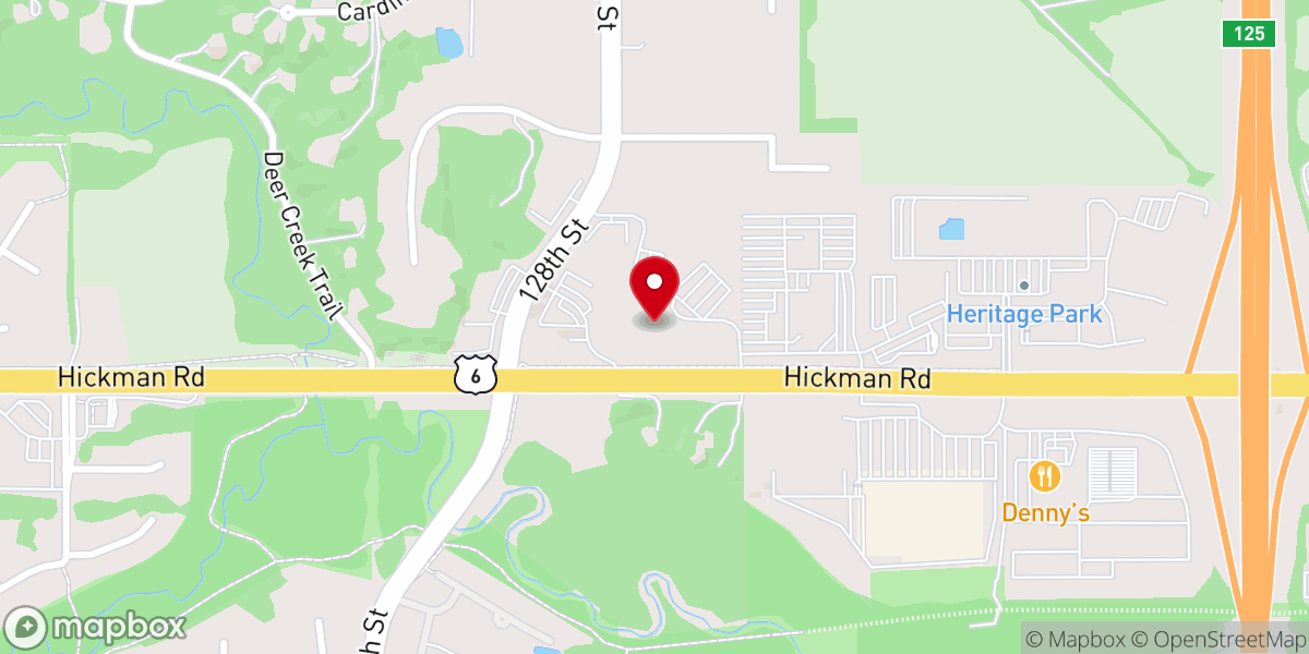 Map showing location of Walnut Hills United Methodist Church