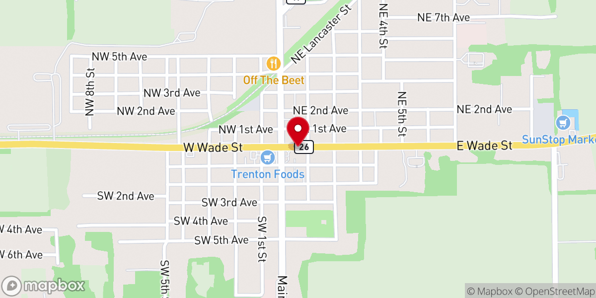 Map showing location of Ekklesia of Trenton