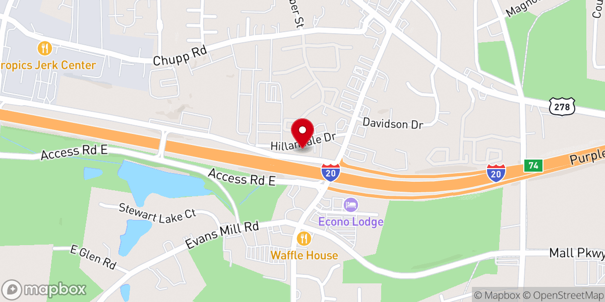 Map showing location of Spirit Inn You Church Ministries