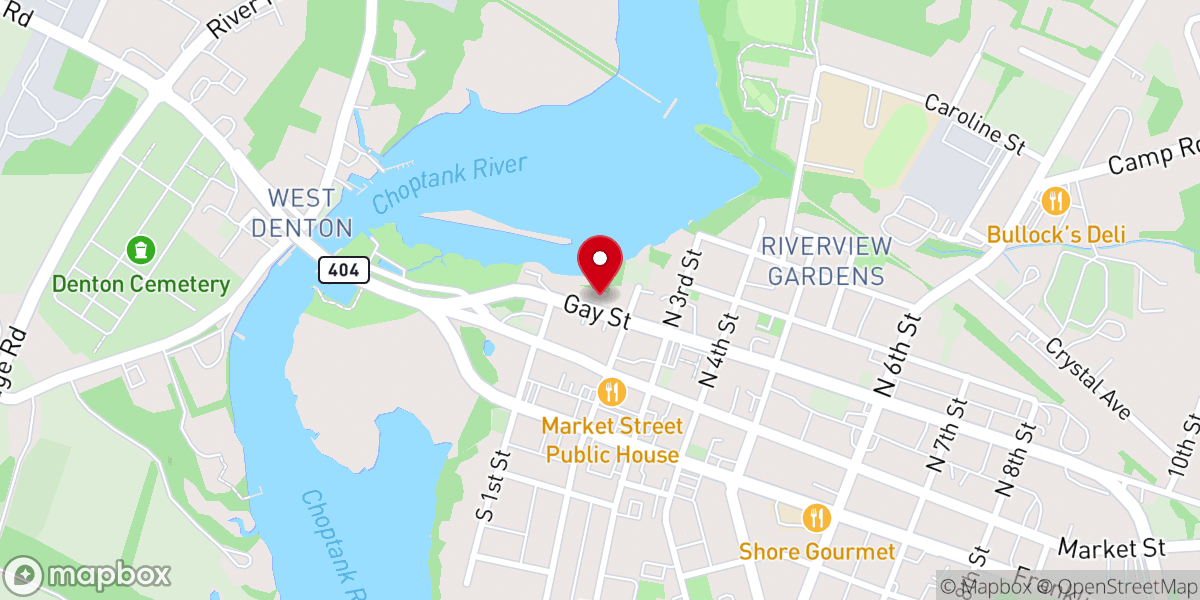Map showing location of Christ Episcopal Church