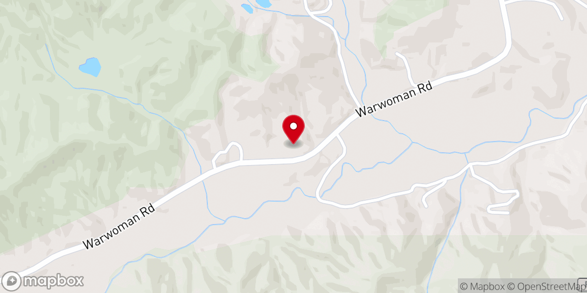 Map showing location of Pleasant Hill Church