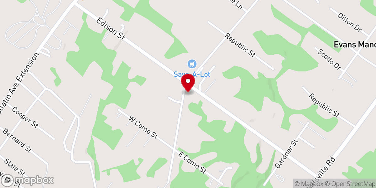 Map showing location of Community of Faith