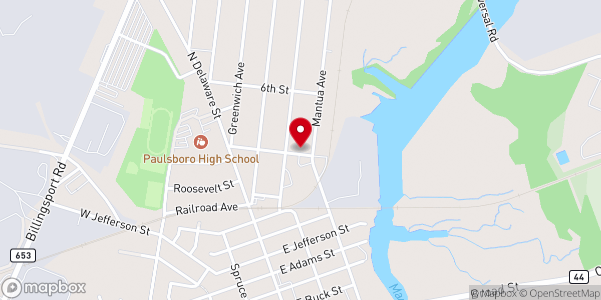 Map showing location of St Clare