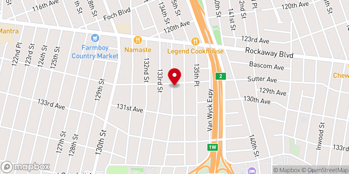Map showing location of Spirit Truth Christian Church