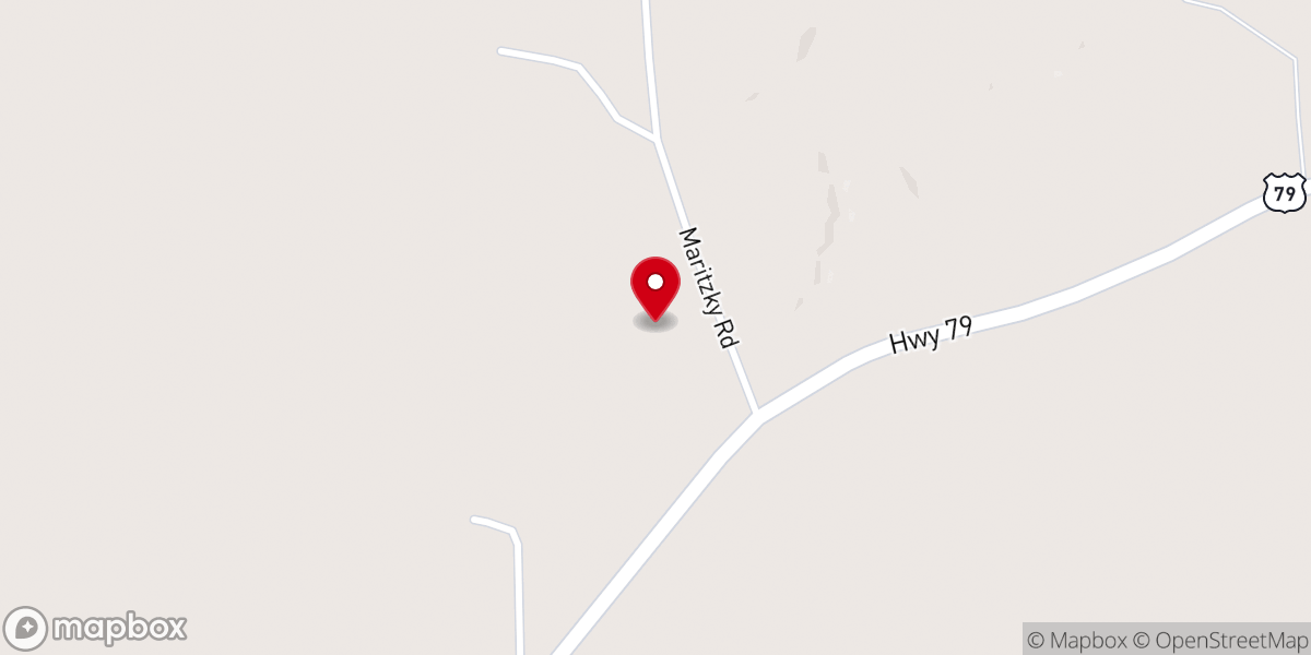 Map showing location of Oil Field Church
