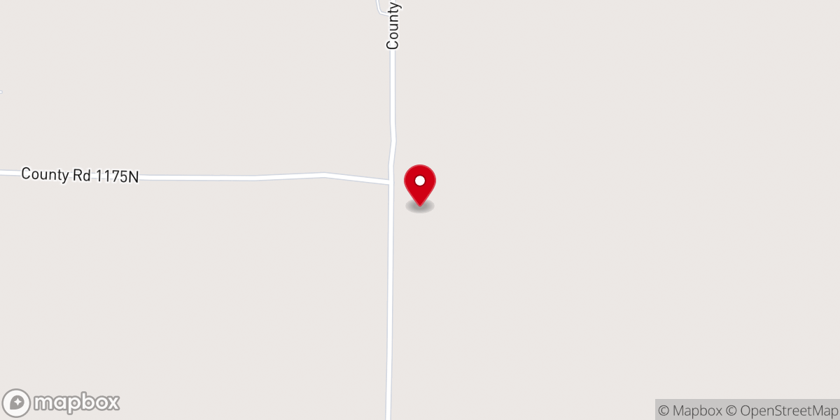 Map showing location of Arrington Prairie Baptist Church