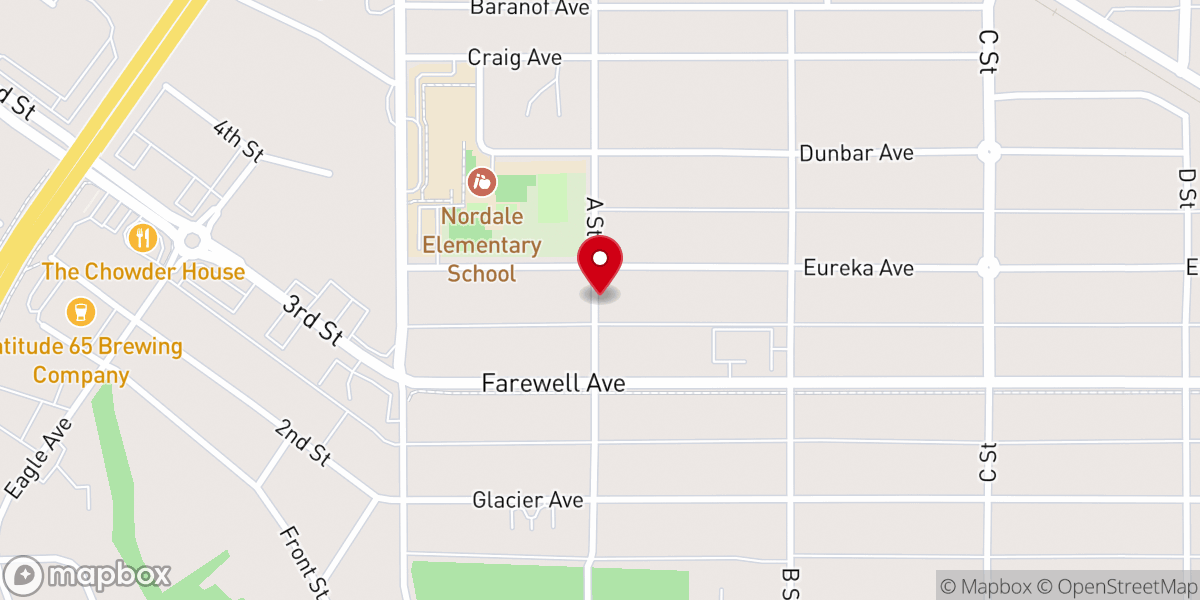 Map showing location of Korean Presbyterian Church