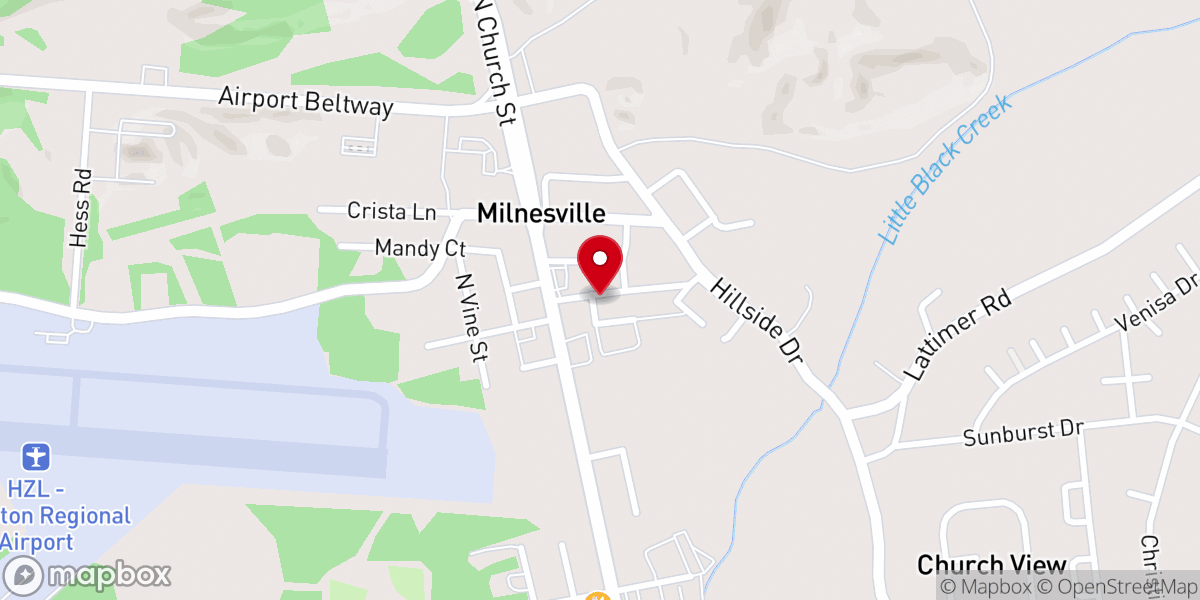 Map showing location of Iglesia de Dios Jehova Jireh