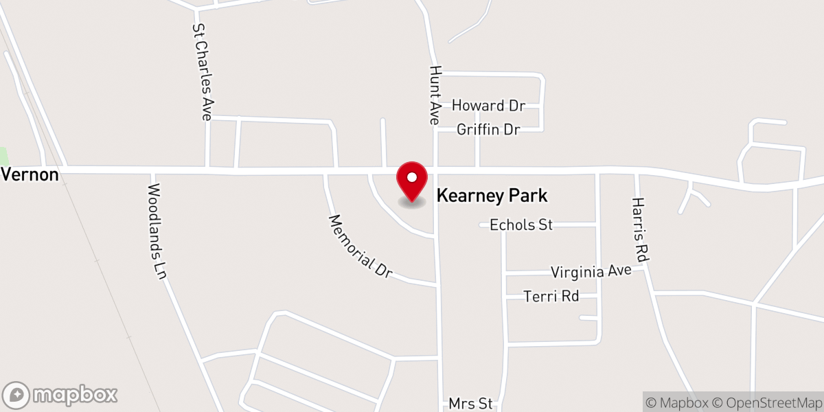 Map showing location of Simmons Memorial Chapel