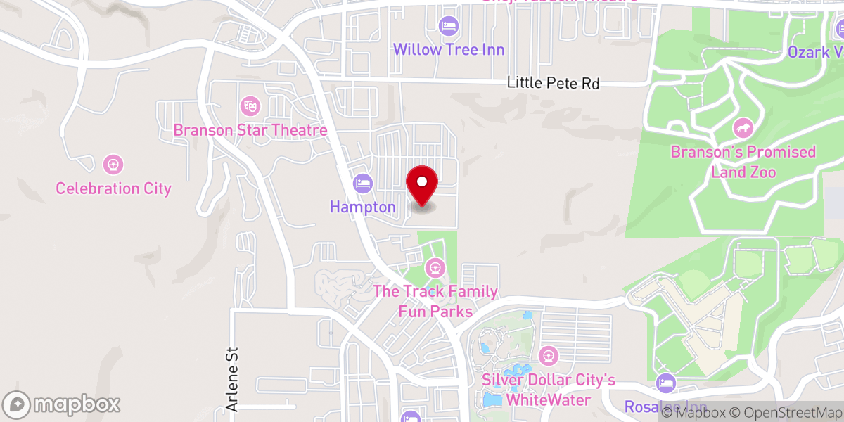 Map showing location of Faith Life Church
