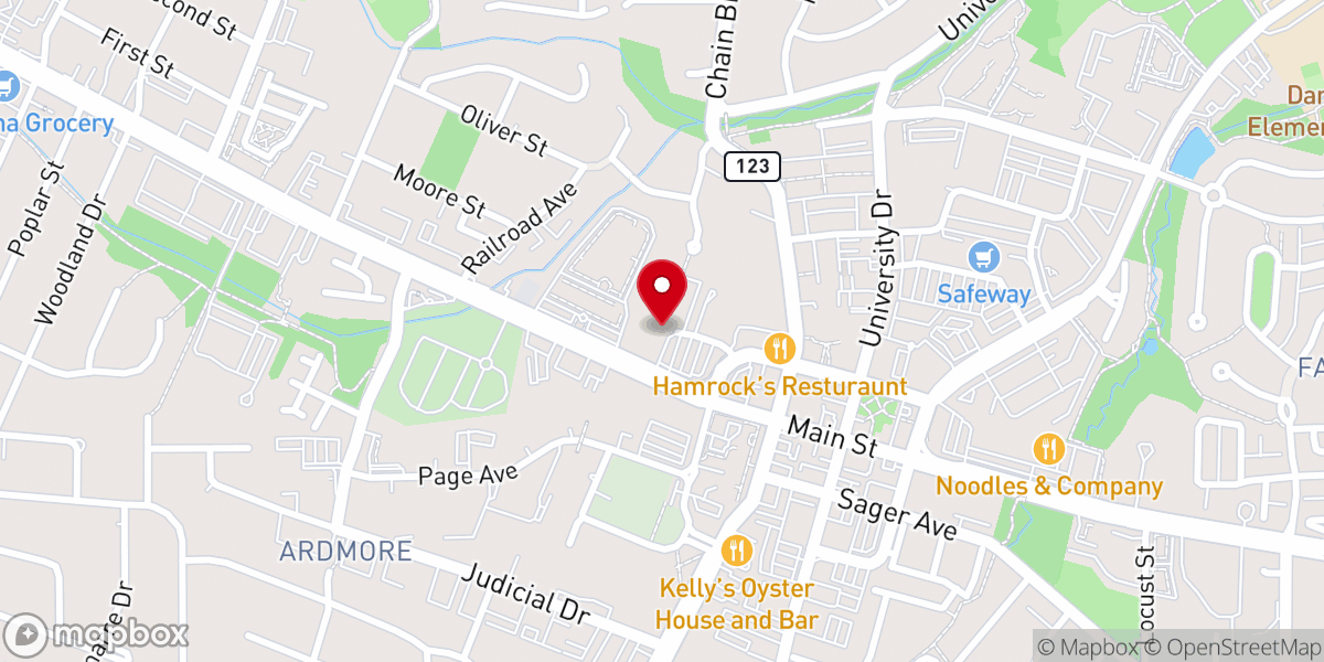 Map showing location of Truro Anglican Church