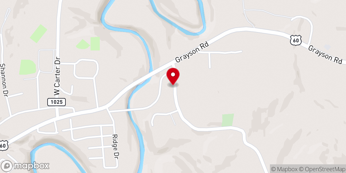 Map showing location of Three Pine Freewill Baptist Church