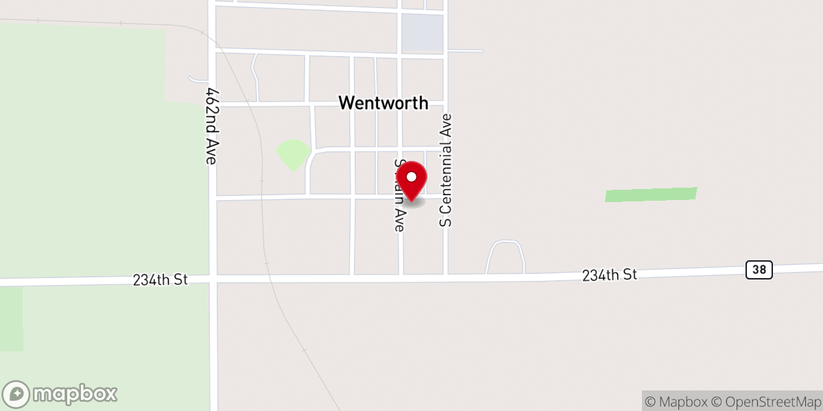 Map showing location of 1st Presbyterian Church