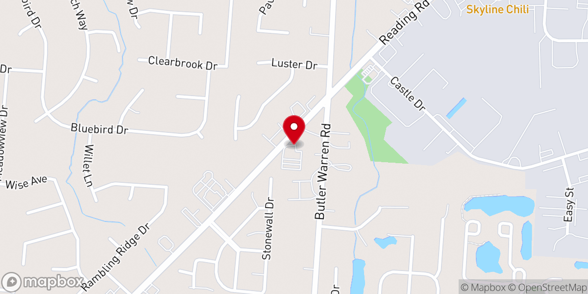 Map showing location of LifeChurch West Chester