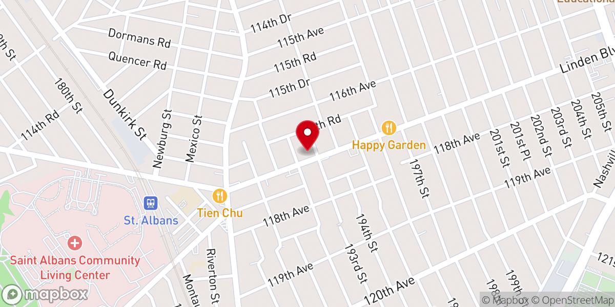 Map showing location of Shiloh Apostolic Church