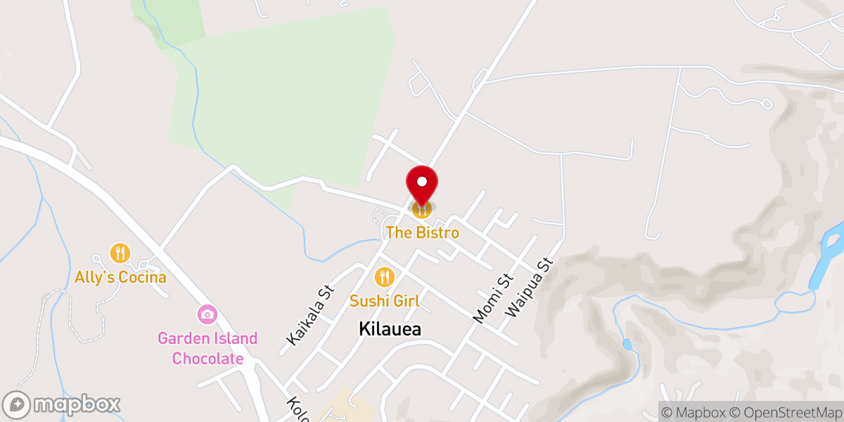 Map showing location of Calvary Chapel Northshore Kauai Hawaii
