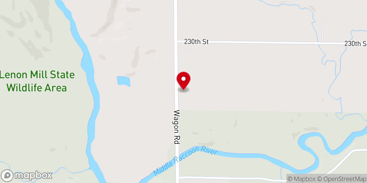 Map showing location of Fountain of Life Church