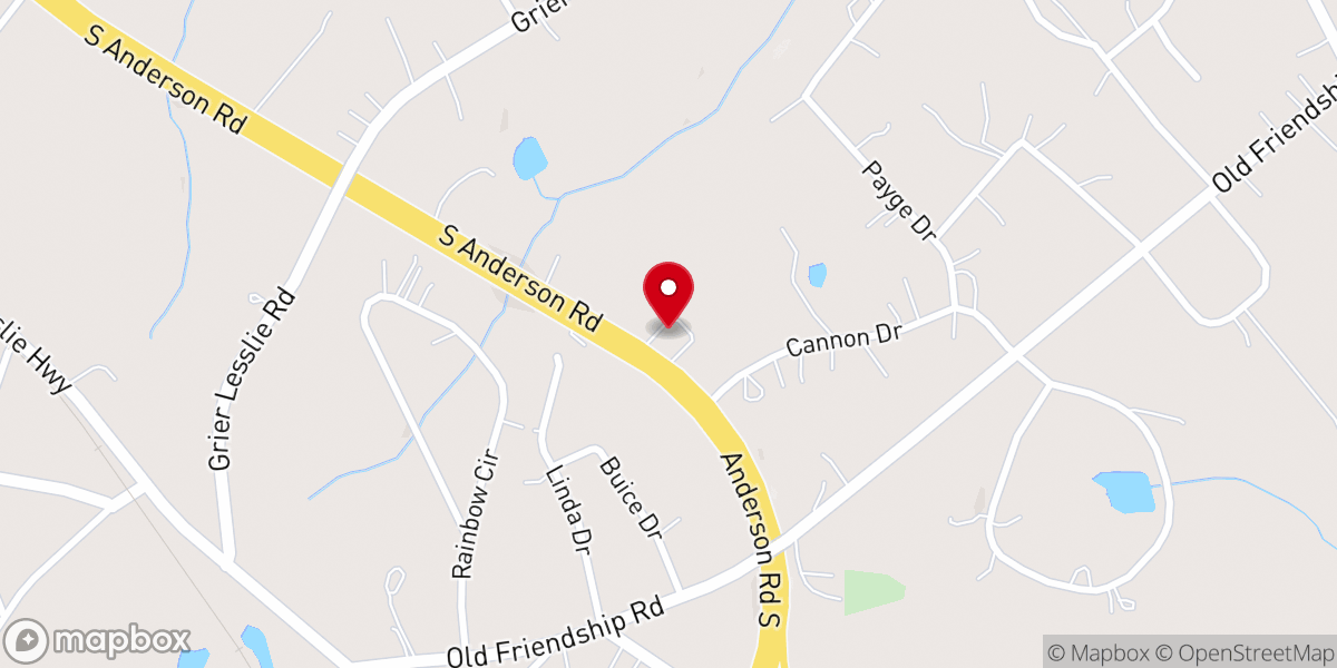 Map showing location of Lakeshore Christian Fellowship Catawba Campus