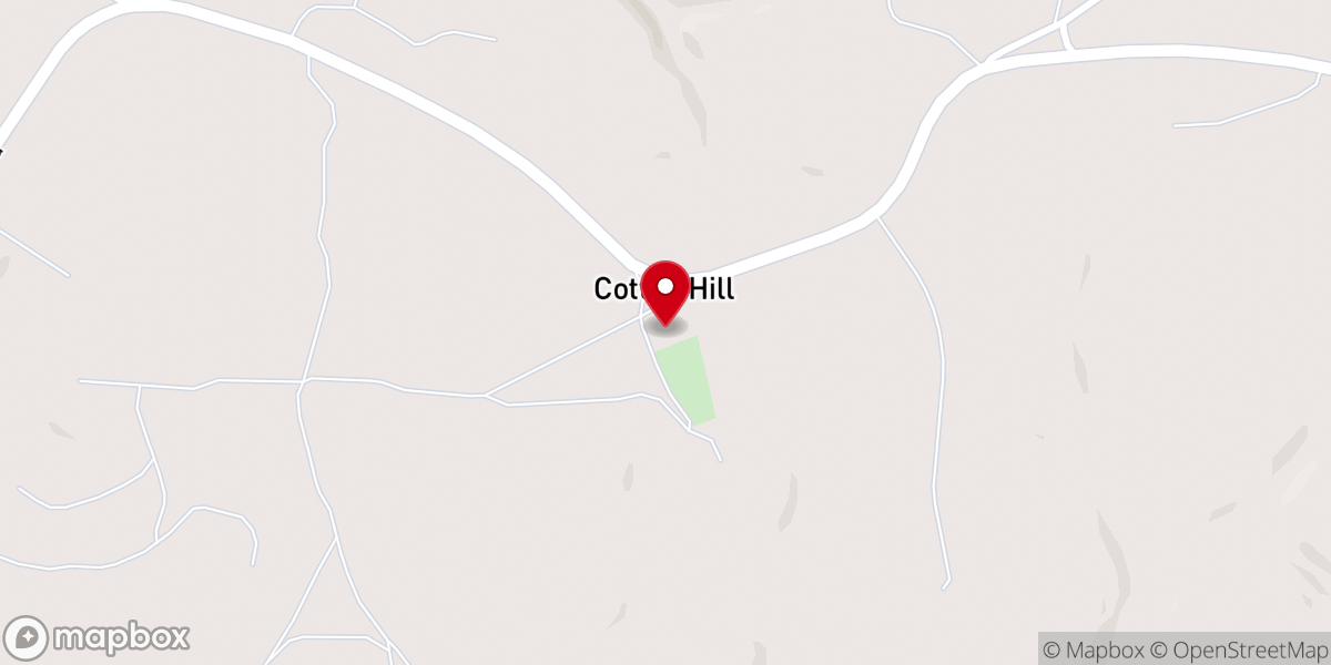 Map showing location of Shiloh Baptist Church